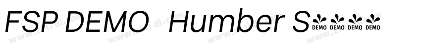 FSP DEMO   Humber S字体转换